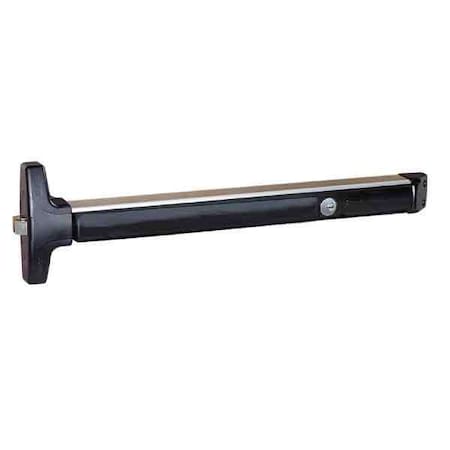 Detex WEATHERPROOF ALARMED EXIT DEV VAL 40 SERS NRW RIM EXIT ONLY 48 INCH DOORS VALUE SERIES SATIN DTX-V40-EBXW-CD-628-99-48